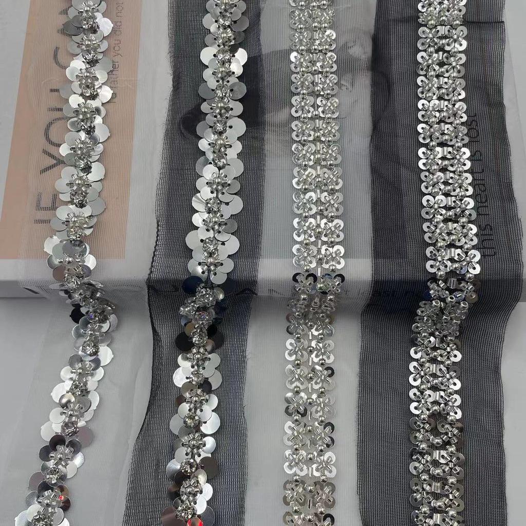 Strass Dorati e Perle per Abbigliamento Fai-da-te Stile Coco e Accessori per Cappelli