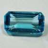 6 Ct Natural Baguette Shape Ocean Blue Aquamarine CERTIFIED Loose Gemstone A++