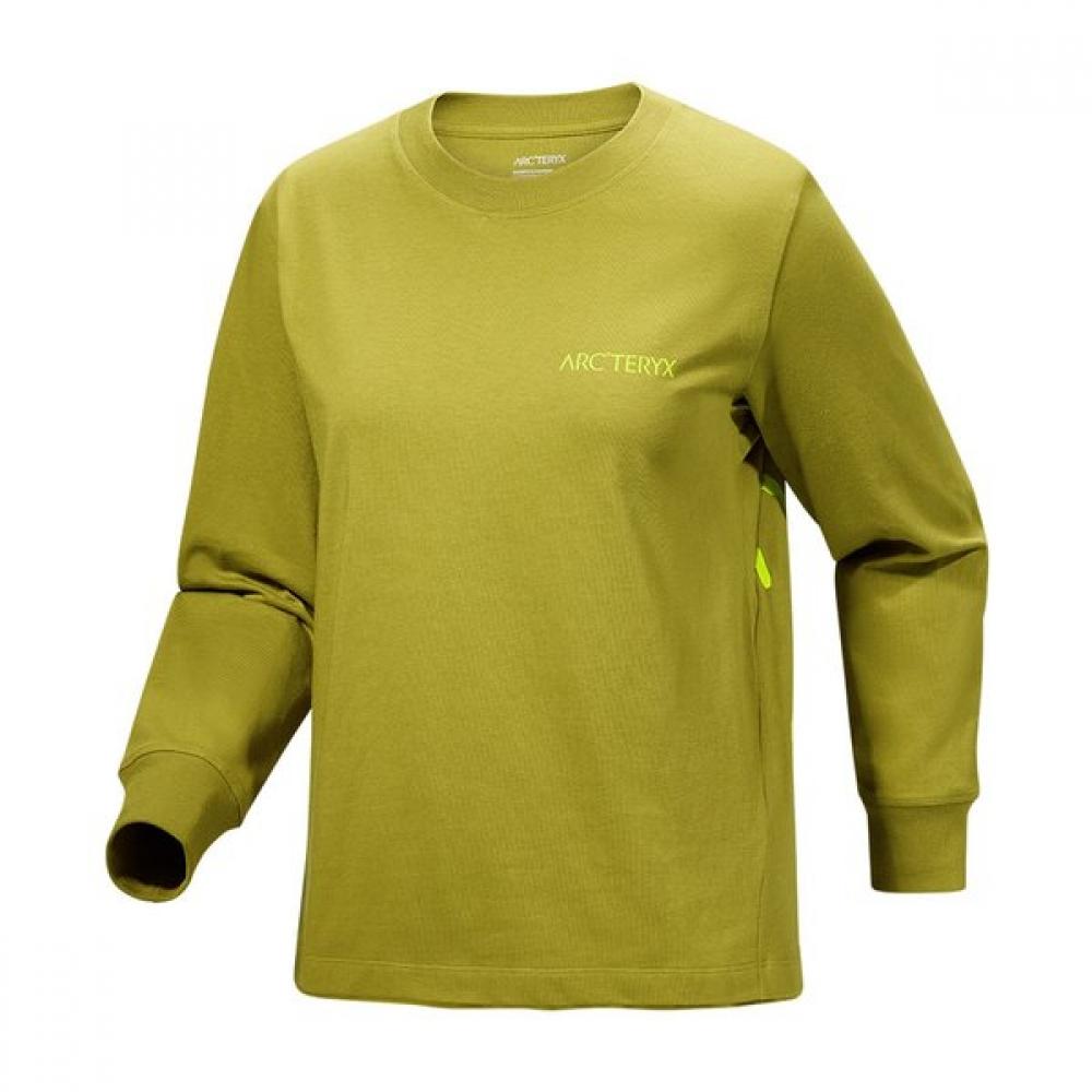 Arcteryx Fw25 Crag Cotton Bird Crew Neck Shirt LS Women S Atpfw08469