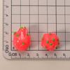 Mini Simulated Fruit Ornament Watermelon Avocado Grape Lemon Peach Micro Landscape Dollhouse Miniature Toy Car Decoration