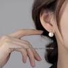 2023 Niche Design Sterling Silver Pearl Stud Earrings for Women - Elegant, Light Luxury Jewelry