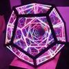 Dodecahedron Gaming Light 3D Cubes Night Lamp for Bedroom Gaming Room Decor Dodecahedron Gaming Light Home Desktop Decor