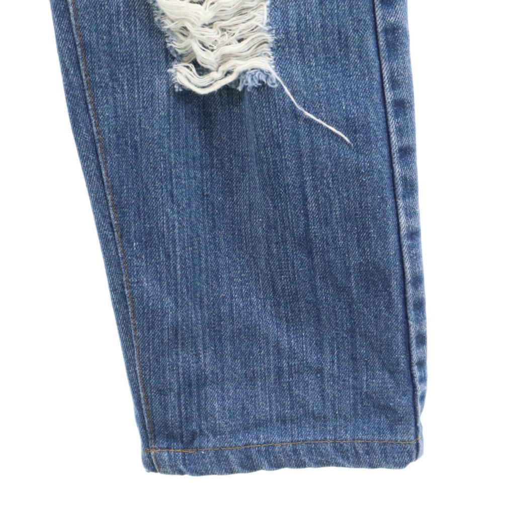 Levi's 80s 26048 0214 Vintage 42 Talon Crash Machining Tapered Denim Pants Women Used