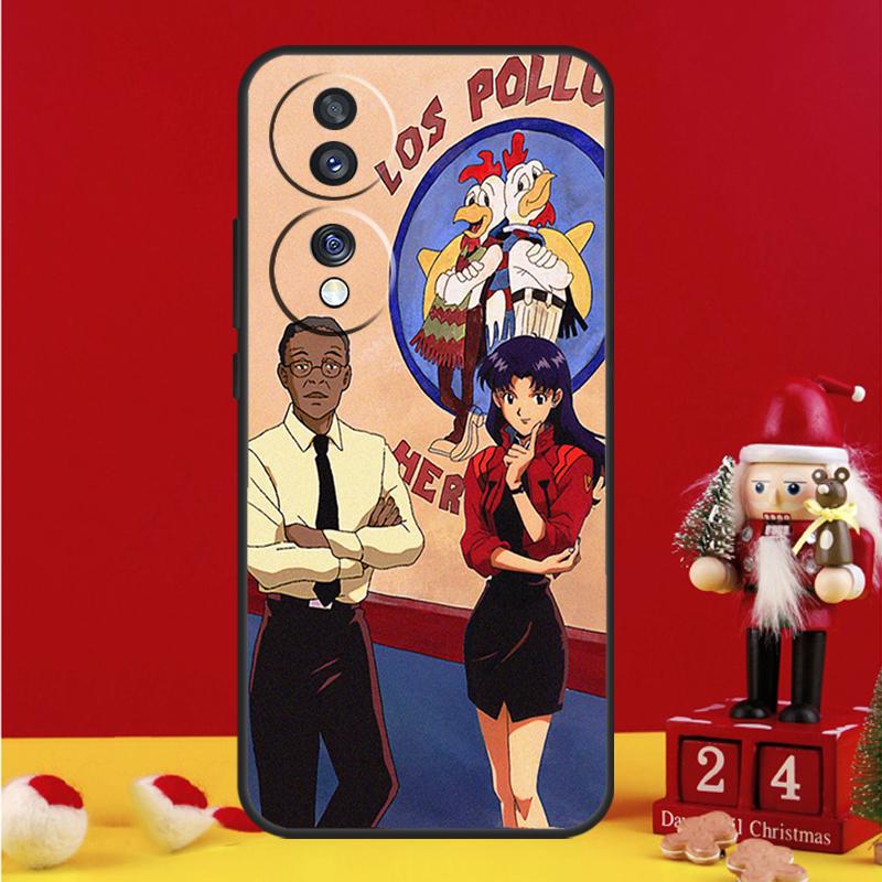 Misato and Gus Case For Honor Magic 8 6 7 Lite Honor X9d X9c X9b X9a X8b X8c Win 50 70 90 200 400 Pro Cover