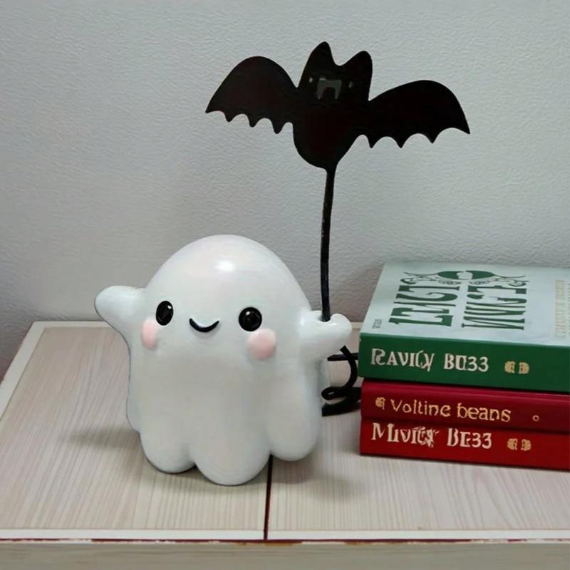 

Хэллоуин Милый Призрак Вешает Украшения Летучих Мышей, Призрак Летучая Мышь Настольное Украшение для Вечеринки, Маленький Подарок для Вечеринки, Призрак Выгуливает Собаку Настольные Украшения на Молнии 1pc