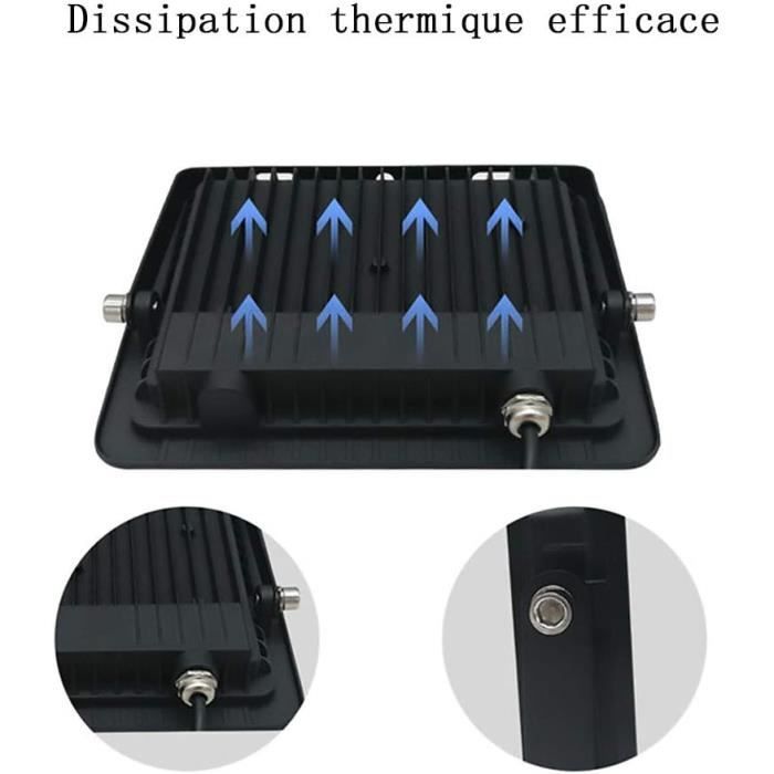 Projecteur D'extérieur - 20W - Blanc Chaud - IP68 - Durable Et Étanche