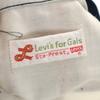 Levi's 70s Vintage 42 Talon Big E Button Back 32 Striped Pattern Staple Flare Denim Pants Women Used