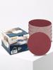 Jinxin 5" Self-Adhesive Red Flocking Sandpaper Disc, 60 Grit