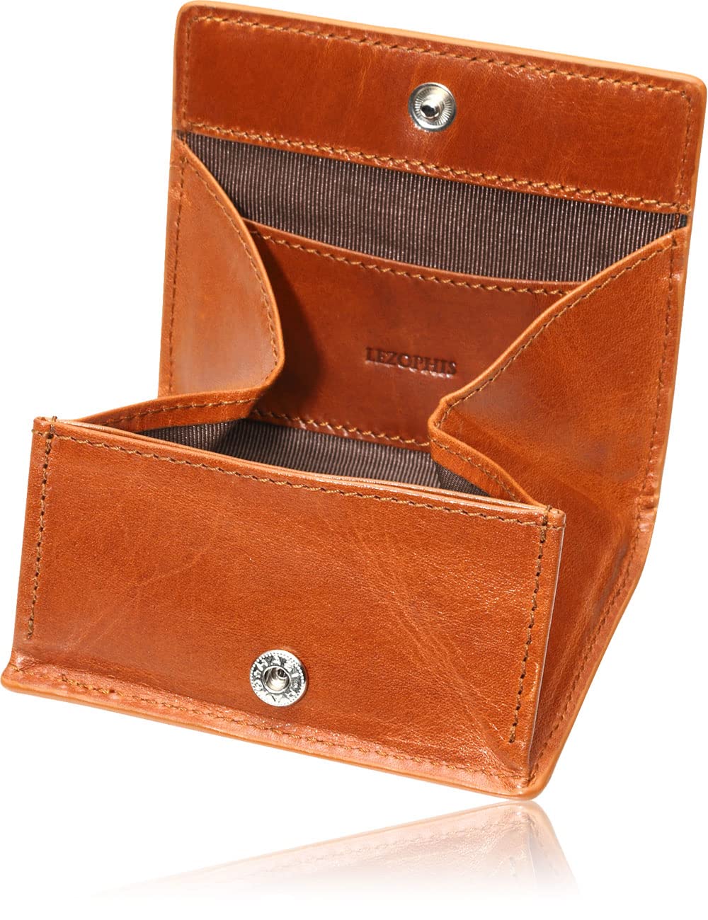 

Coin Purse for Men in FINEBOYS Genuine Leather Coin Case Small Wallet [LEZOPHIS] [Featured Magazine] Box-Shaped (Camel)