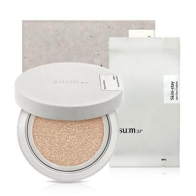 Skin Stay Soft Glow Cushion Foundation Radiant Vegan Main Product + Refill No. 02 Natural Beige