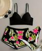 New Sexy European & American Women's Underwire Bikini Swimsuit