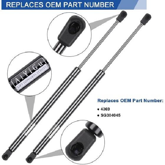 Rear Window Glass Shocks Lift Supports for 2001-2007 Ford Escape Mercury Mariner