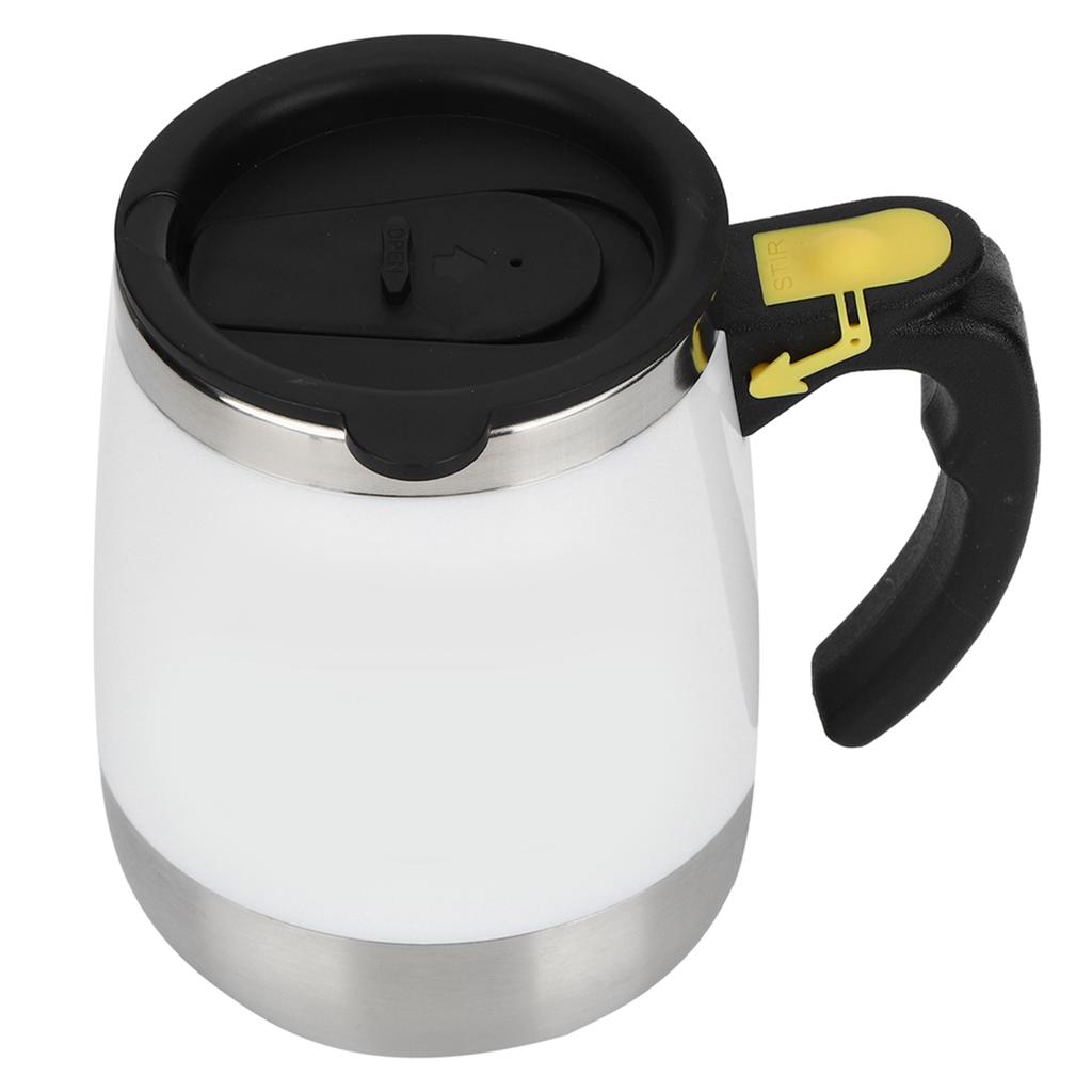 USB Charging Stainless Steel Electric Magnetic Water Cup Milk Coffee Self Stirring Mixing Mug400ml