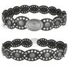 European and American Retro Rivet Round Cake Belt Bohemian Fashion Waist Seal Belt