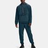 Under Armour Rush Series Popover Half-Zip Woven Training Hoodie Men Hoodie Blue 1366188-413