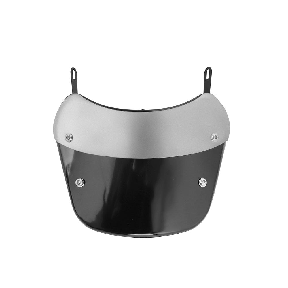 For Yamaha Kawasaki Suzuki Cafe Racer For Harley Honda Motorcycle Universal Black Windshield Wind Deflector Windscreen Fairing