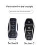 Interior Mouldings Zinc Alloy Car Remote Key Case Cover Shell Fob For BYD Song Plus Atto 3 Han EV Tang DM Qin Seal Dolphin Keych