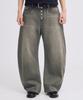 TAKEASY Smoky Button-Fly Denim Pants (Smoky Gray)