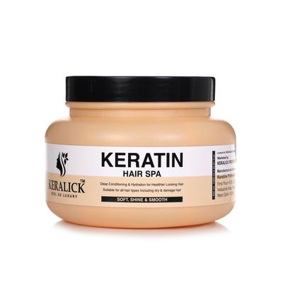 Keralick Keratin Haar-Spa-Creme Glatte Therapie | 100% Weichheit, Glanz & Haarreparatur | Angereichert mit Paranuss und Keratin | Protein-Behandlungs-Spa -