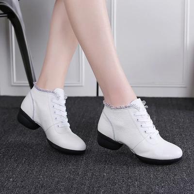 Scarpe da Ginnastica Scarpe da Ballo per Donna Comode Scarpe da Ballo Jazz Moderno Donna Signora Outdoor Vera Pelle Scarpe Sportive