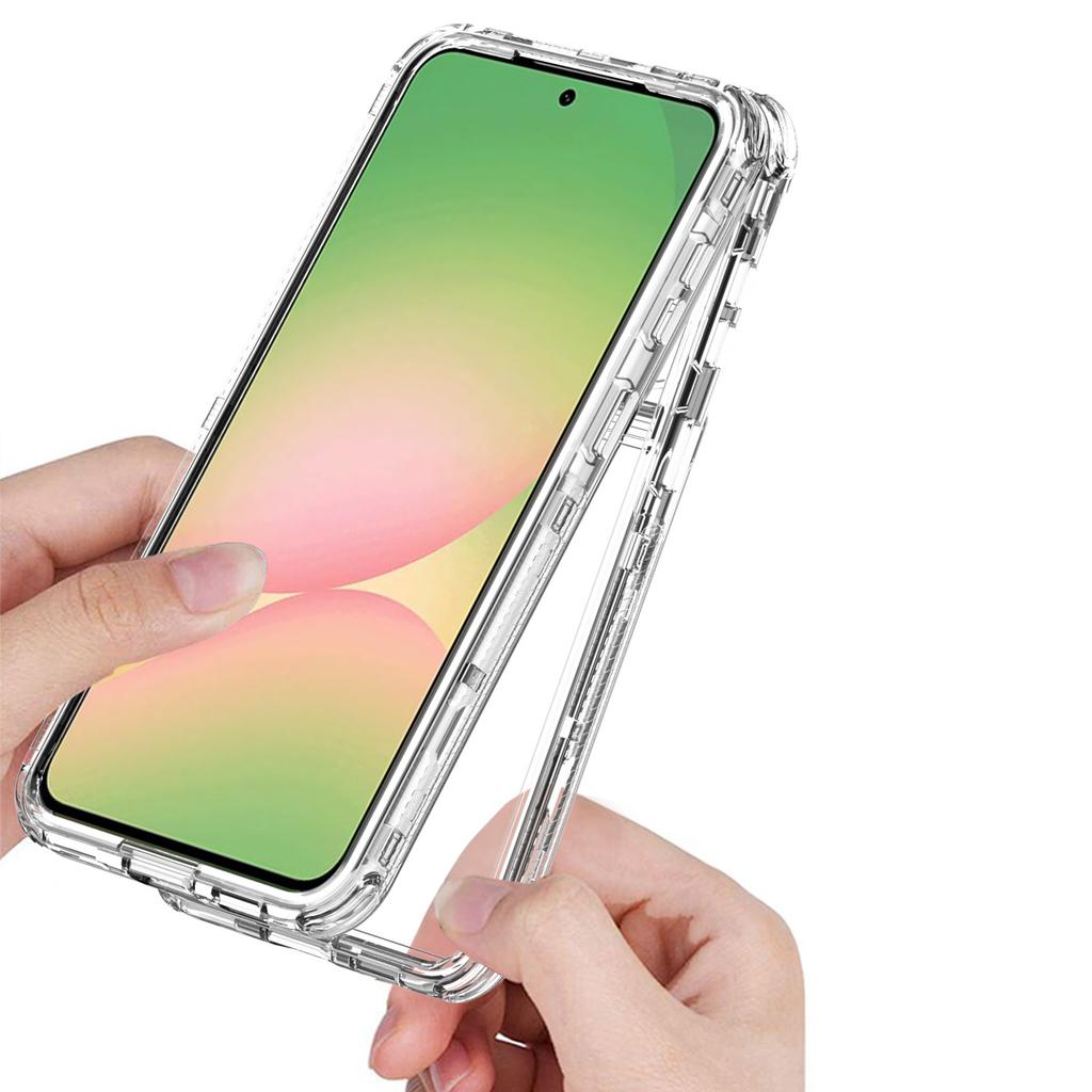 3 in 1 Hybrid Armor Shockproof Case For Samsung Galaxy A16 A26 A36 A56 A17 A37 A57 5G Hard Plastic Frame TPU Acrylic Back Cover