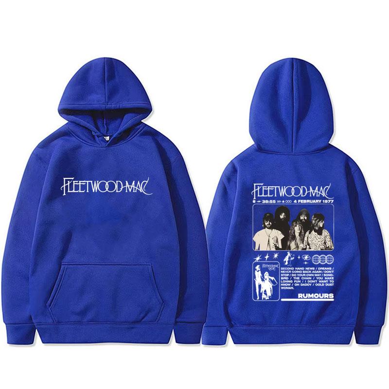 Rock Band Fleetwood Mac Rumours Bluza z Kapturem Graficzna Bluza Stevie Nicks Męska Damska Casualowa Polarowa Bluza z Kapturem