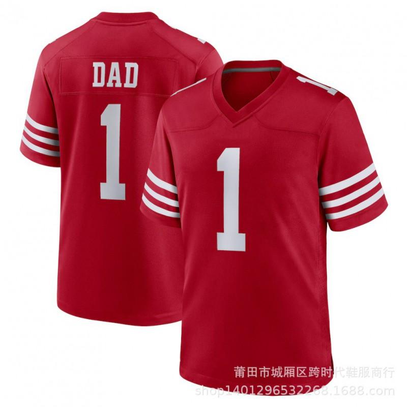 NFL 49ers Football Jersey 13 Purdy 97 Bosa Embroidered Team Sports Fan Apparel