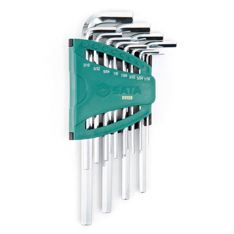 SATA Inch Inner Hex Wrench Set: 09102, 09104, 09106, 09108