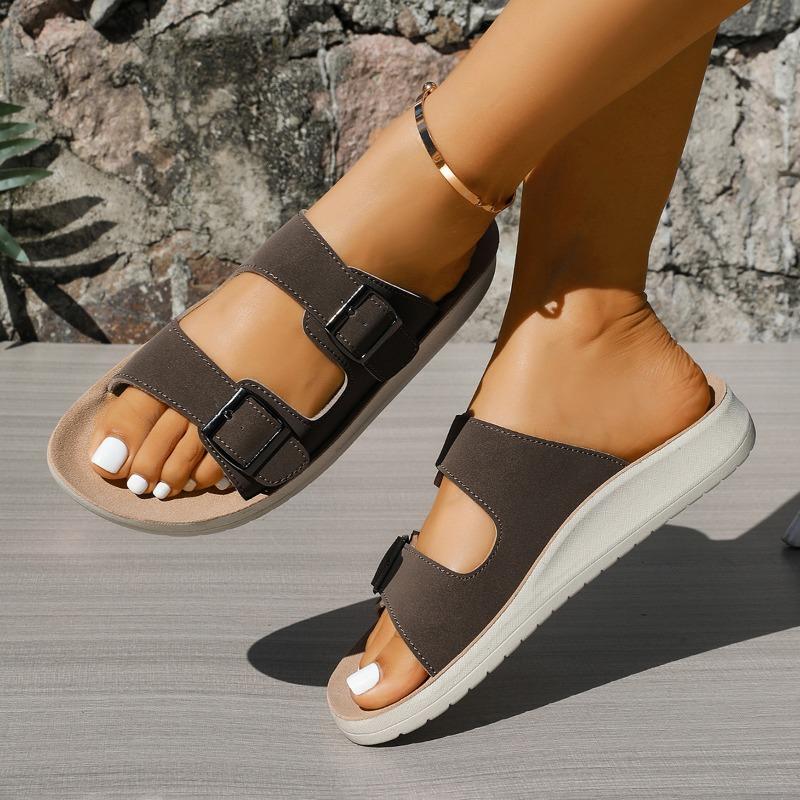 Pegged One-piece Flip-flop for Women - New Style, Anti-slip, Flat-bottom Beach Shoes Devotion