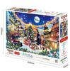 Epoch Jigsaw Puzzle Fantasy Christmas Night in Rothenburg Includes and Score Ticket 1000-piece Illustration/Art Art (50x75cm) 12-061s, Glue, Spatula,