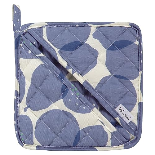 Wpc. Patterns Pot Holder, Fruit Blue, Women's, Mitten, Pot Holder, Trivet, Nordic Retro Kitchen Accessories, Perfect for Single Living, Cooking, Women