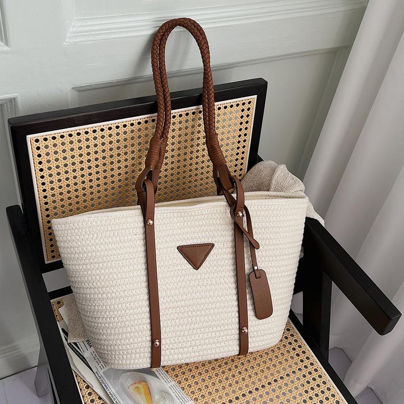 Einschulter-Beuteltasche, Handgehaltene Gemüsekorbtasche, Strandtasche