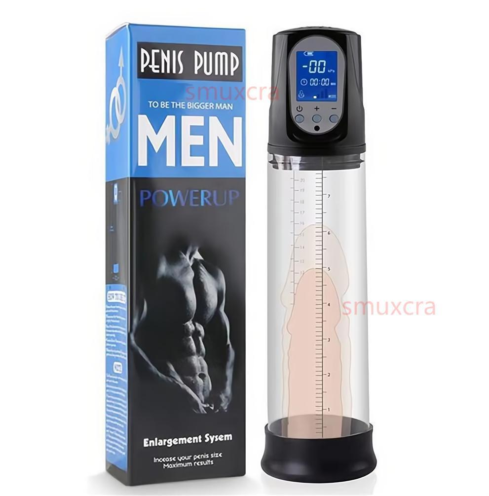 Electric Penile Vacuum Pump Penis Enlargement Enhancer Ring Electric Penis Pump Sex Toys For Men Male Masturbator Penis Extender