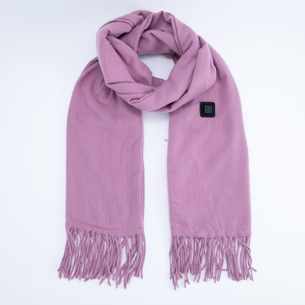 Imitation Cashmere Heating Scarf Solid Color Intelligent Electric Heating Scarf Men's and Women's New Heating Scarf