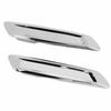 1 Paar Seitenkotflügel Zierleiste Abschluss 51137336645 Links Rechts Chrom Vordere Kotflügelblende Markierungsabschluss für 5er F10