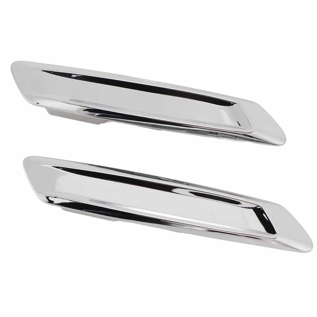 1 Pair Side Mudguard Trim Finisher 51137336645 Left Right Chrome Front Mudguard Panel Marker Finisher for 5 Series F10
