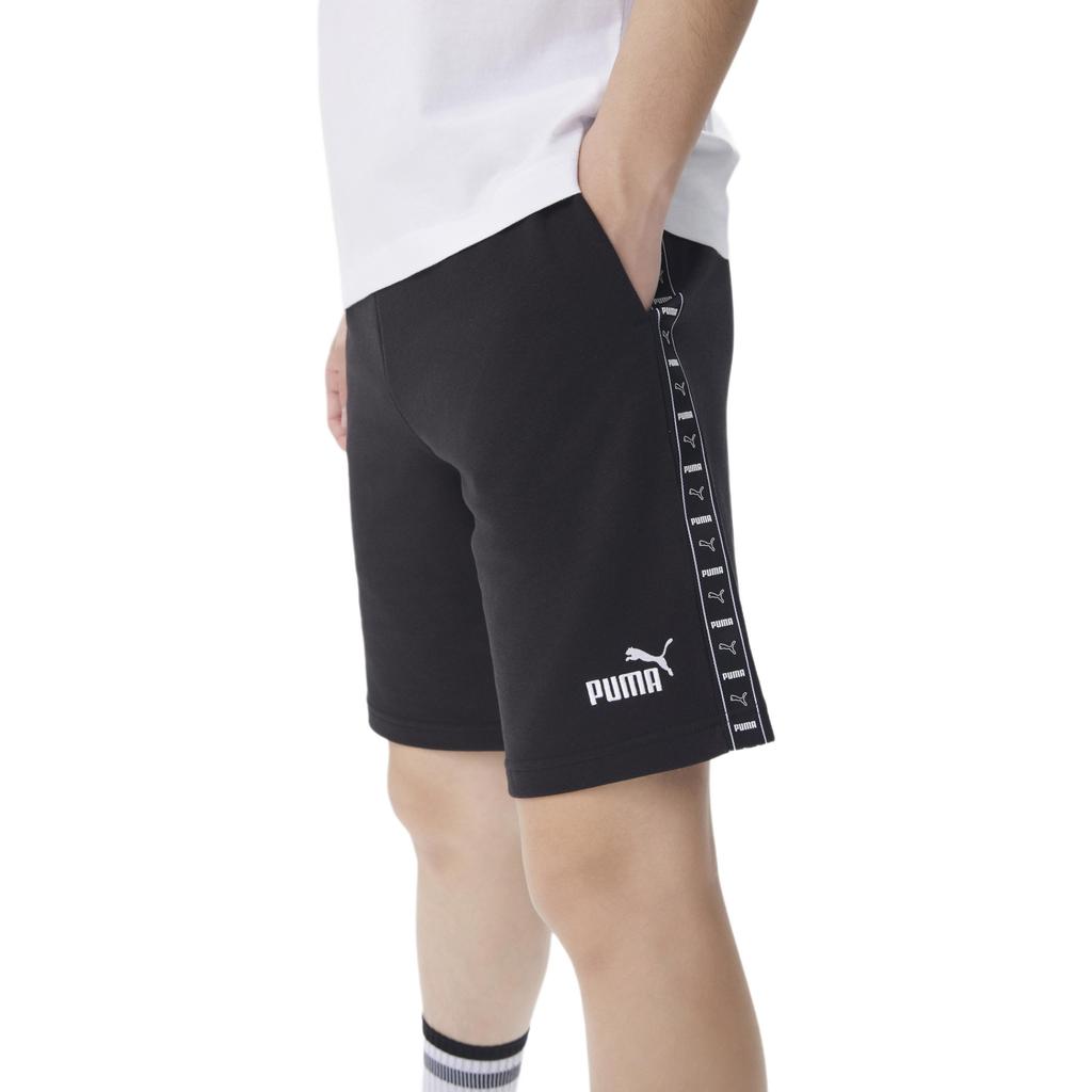 Puma Logo Design Breathable Lightweight Comfortable Three-Quarter Pants Casual Shorts Men shorts Black 687684-01