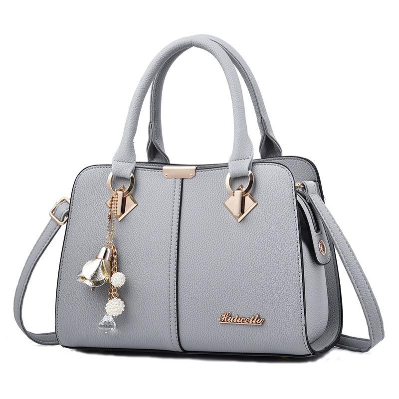 Handbag Bag New Trendy Shoulder Messenger Bag Fashionable and Versatile Middle-aged Women's Large-capacity Mother Bag Women's Bag