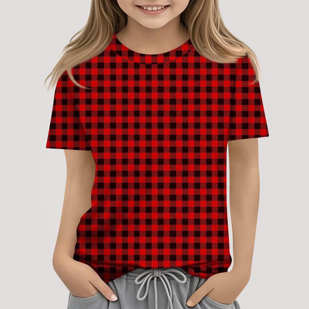 Dívčí chlapecká trička pro batolata Dětské top chlapecké a dívčí tričko s krátkým rukávem