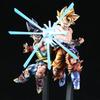 New Dragon Ball Goku Bardock Father Son Kamehameha Repainted Figure Collectible Statue Desktop Decoration For Anime Fans Collectors