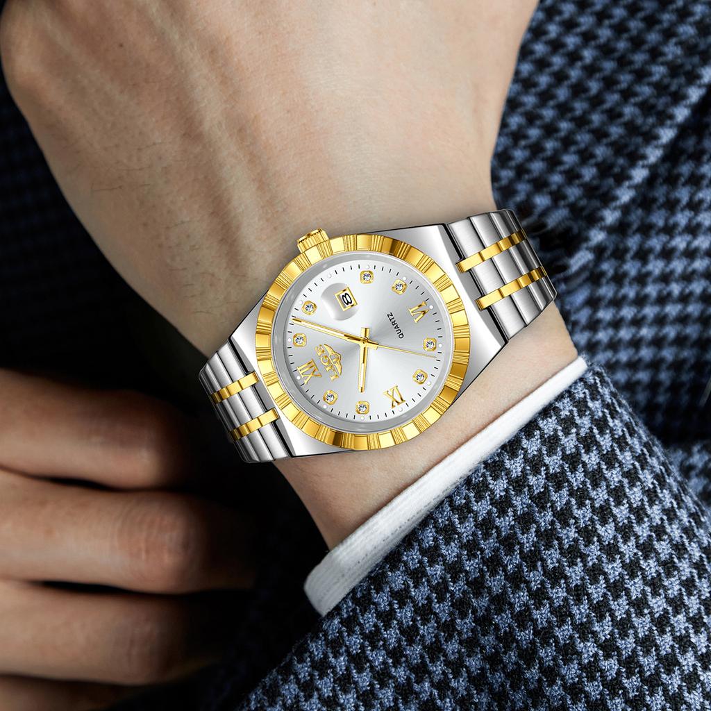 LIGE Top Luxury Quartz Man Watch Fashion Auto Date Waterproof Luminous Stainless Steel Classic Simple Watches for Men Male Gifts