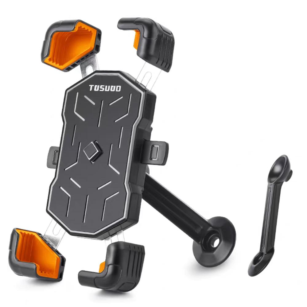 TOSUOD Bike Phone Mount 360° Rotatable Phone Holder For Mountain Bike Moto Motorcycle Stand Bracket Non-slip Cycling