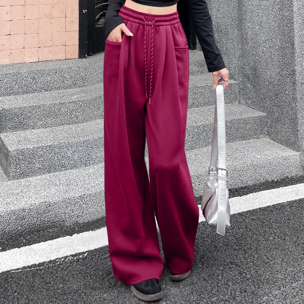 Women's Fashionable Loose Wide Leg Trousers
