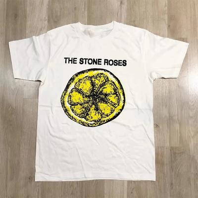 Fashionable Kids Tshirt Stone Roses British Rock Hardcore Summer Kid Clothes Band Trendy Brand Short Sleeved Children's Clothing