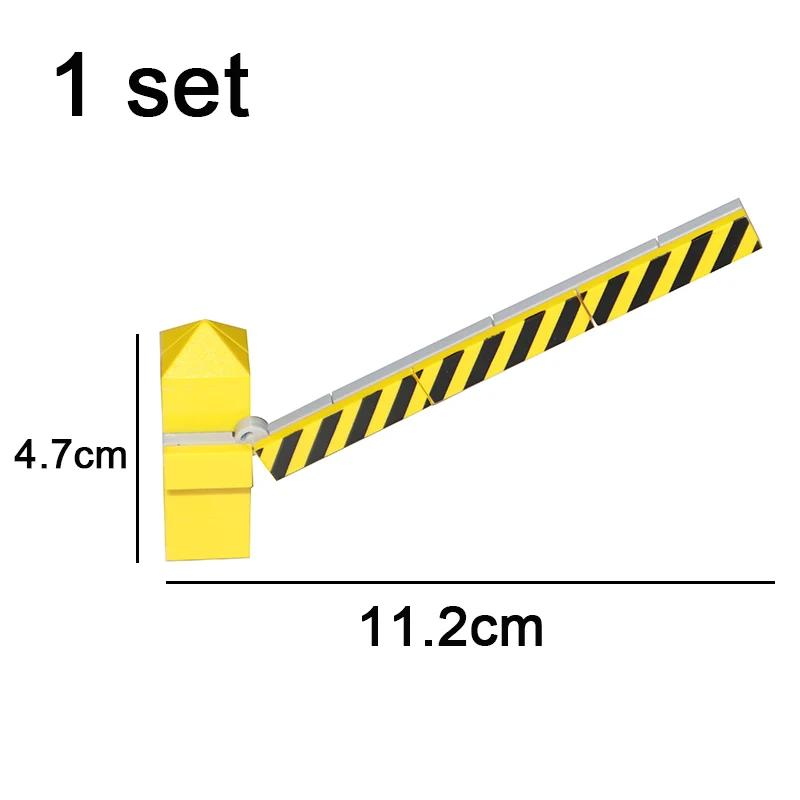 Non-Toxic Moc City Traffic Lights Road Signs Roadblock Signal Light Speed Limit Diy Building Block Scene Construction Minifigs Accessories