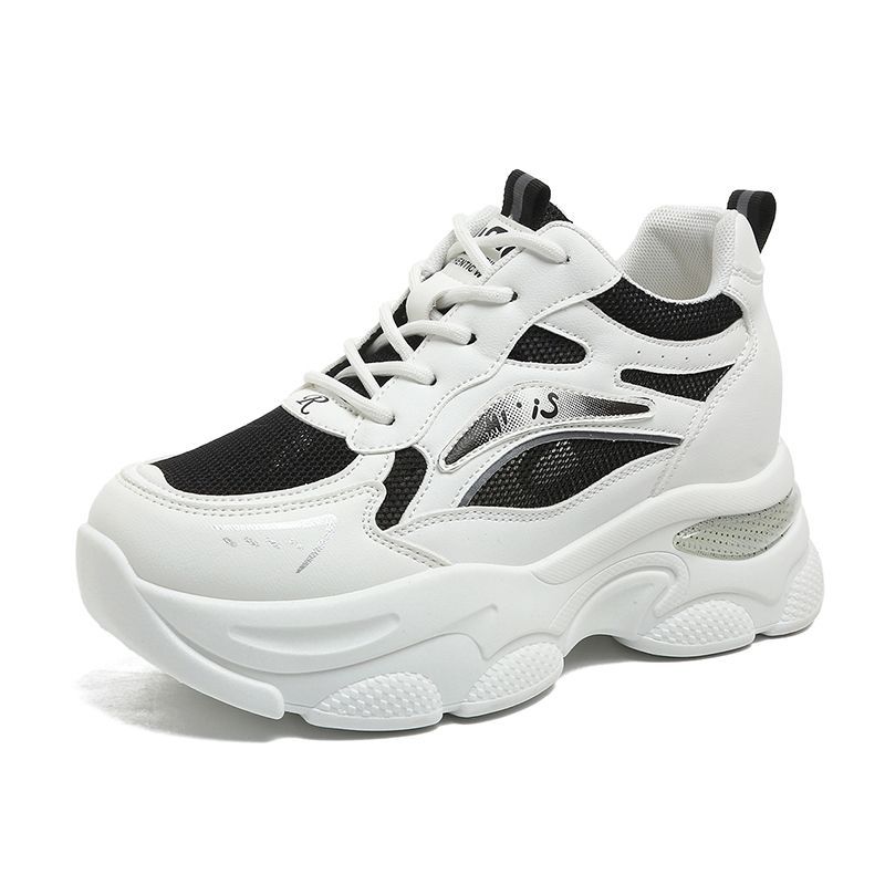 Dad Shoes Girl 2025 Summer New Inner Height Increase Small Mesh Shoes Versatile Breathable Lightweight Fashion Casual Women's Shoes