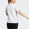adidas W Bos Tee Buchstaben Sport Stil Bedrucktes Logo Rundhals Kurzarm T-Shirt Damen T-Shirts Weiß HA3633