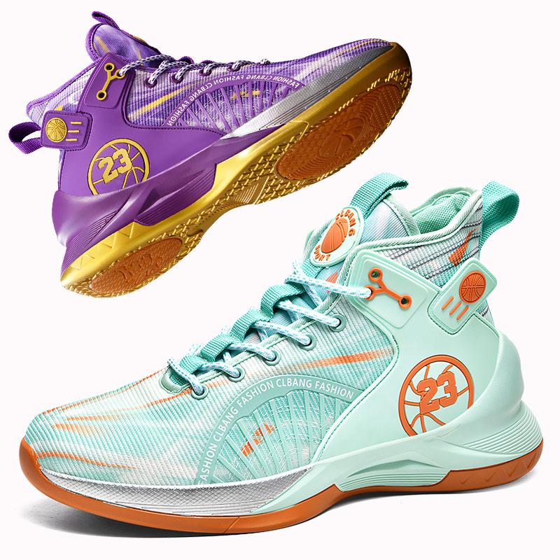 Men Basketball Shose Fashion Sneakers Breathable Running Shoes Non Slip Sport Shoes