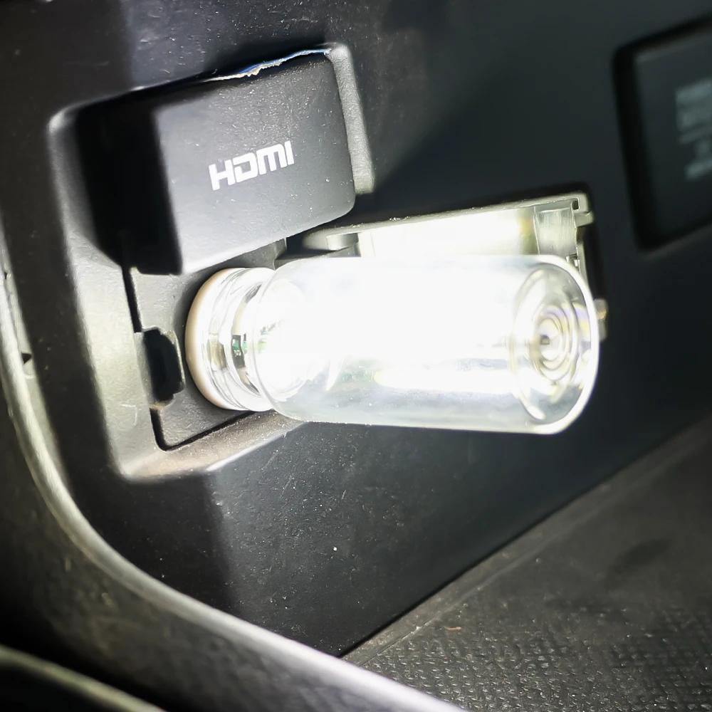 

USB Touch Control LED Car Night Lights Vintage Style Auto Interior Dashboard Work Light 5V Incandescent Lamp Cars Accessories 1pcs білий