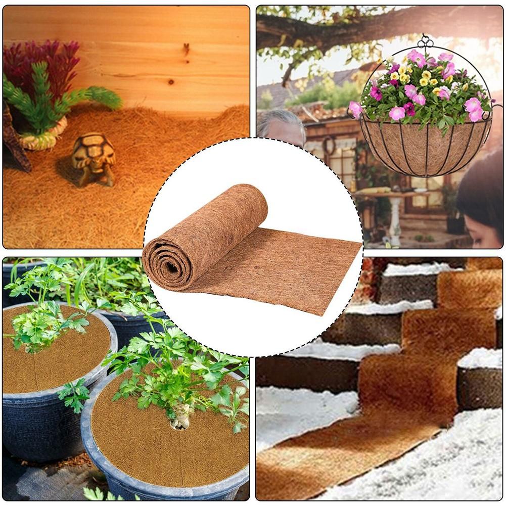 30/40/50x100CM Liner Roll Coconut Palm Mat Coir Mat Cuttable Floor Mat Brand New